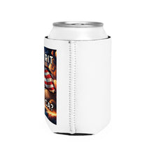 Load image into Gallery viewer, Patriotic Can Cooler Sleeve, Grit America Design - Perfect for BBQs, Picnics, Holidays, Gifts for Veterans, Camping, 4th of July