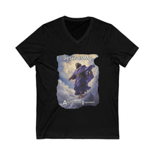 Load image into Gallery viewer, Unisex Jersey Short Sleeve V-Neck Tee