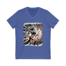 Load image into Gallery viewer, Unisex Jersey Short Sleeve V-Neck Tee