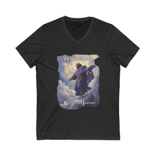 Load image into Gallery viewer, Unisex Jersey Short Sleeve V-Neck Tee