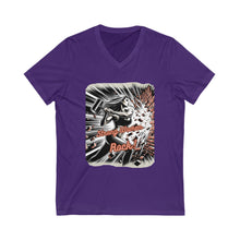 Load image into Gallery viewer, Unisex Jersey Short Sleeve V-Neck Tee