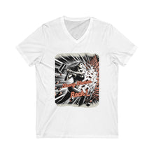 Load image into Gallery viewer, Unisex Jersey Short Sleeve V-Neck Tee