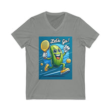 Load image into Gallery viewer, Unisex Jersey Short Sleeve V-Neck Tee
