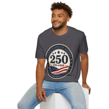 Load image into Gallery viewer, 250 Years of Liberty T-Shirt – USA 1776–2026 Anniversary Tee
