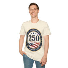Load image into Gallery viewer, 250 Years of Liberty T-Shirt – USA 1776–2026 Anniversary Tee
