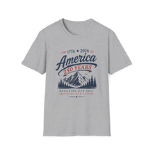 Load image into Gallery viewer, America 250 Years T-Shirt — 1776–2026 Commemorative Mountain Design
