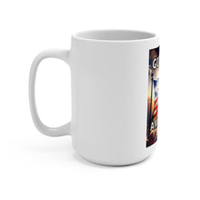Load image into Gallery viewer, Patriotic Grit Mug | 15oz Coffee Cup | American Pride | Veteran Gift | Independence Day Decor | Motivational Drinkware
