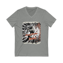 Load image into Gallery viewer, Unisex Jersey Short Sleeve V-Neck Tee
