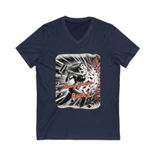 Load image into Gallery viewer, Unisex Jersey Short Sleeve V-Neck Tee
