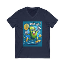 Load image into Gallery viewer, Unisex Jersey Short Sleeve V-Neck Tee

